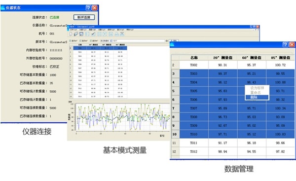 觸摸屏三角度光澤度計NHG268